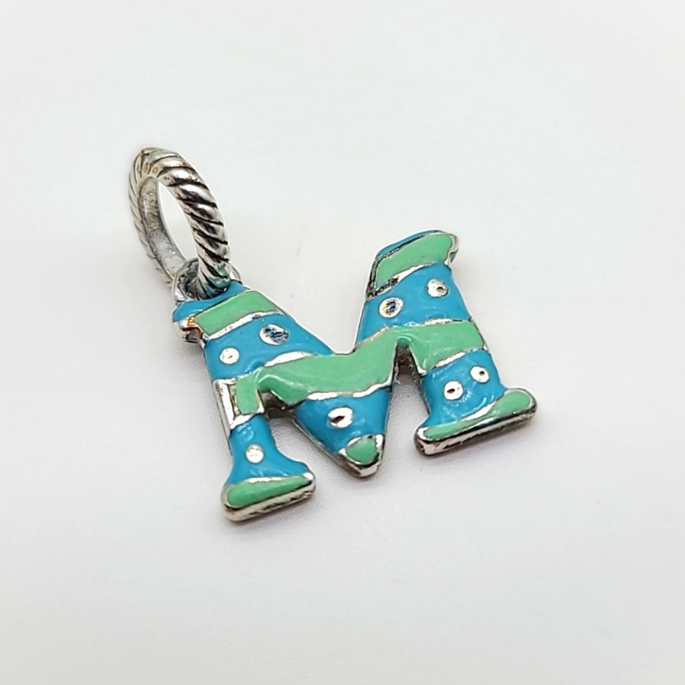 Brighton "ENAMEL ALPHABET" Charm Letter "M" Sold-out Online at Brighton!
